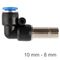 AIRCRAFT Red. Insert Elbow Pu 10mm - 8mm